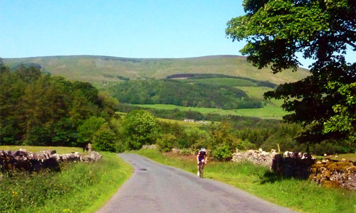 Cycling near Ravenstonedale