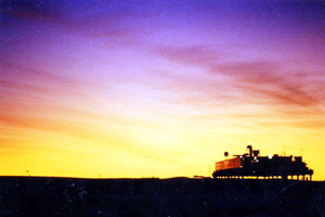 Halley sunset