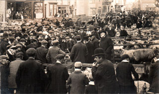 Reading the Charter of St Luke's Fair, Kirkby Stephen 1890
