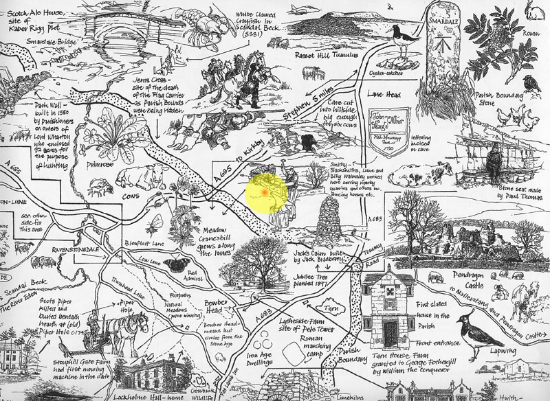 Ravenstonedale interactive millennium map